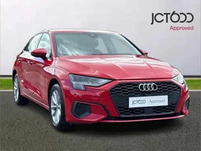 Used Audi A3 147 HP (108 kW) 2021 Red Sedan