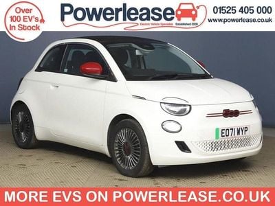 Used Fiat 500e Red 86 kW (118 HP) 2022 White Cabriolet
