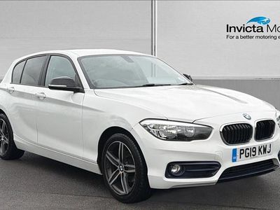 Used BMW 116 Sport Line 116 HP (85 kW) 2019 White Hatchback