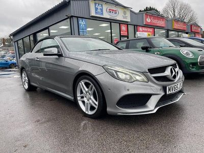 Used Mercedes E220 AMG line 2015 Silver Cabriolet