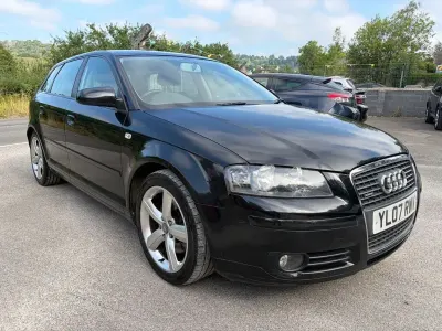 Used Audi A3 Sport 170 HP (125 kW) 2007 Black Hatchback