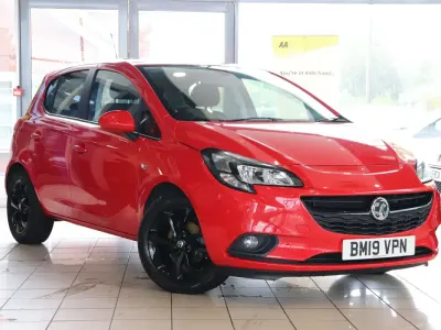 Used Vauxhall Corsa 90 HP (66 kW) 2019 Red Hatchback