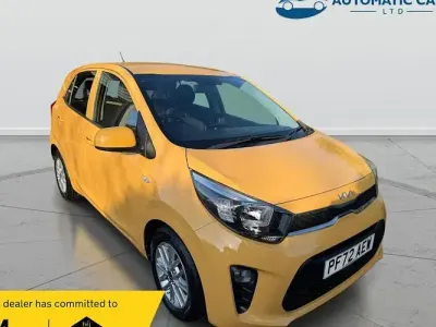 Used Kia Picanto X-Line 67 HP (49 kW) 2023 Yellow Hatchback