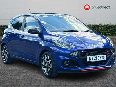 Used Hyundai i10 N Line 2021 Blue Hatchback
