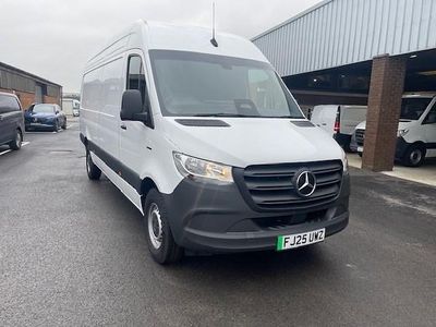 New Mercedes E-Sprinter 100 kW (136 HP) 2025 White Van
