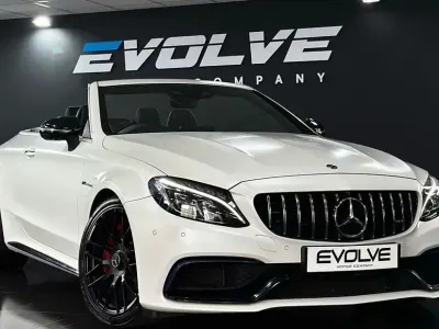 Used Mercedes C63S AMG Premium 2017 White Cabriolet