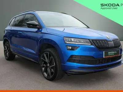 Used Skoda Karoq SportLine 110 HP (80 kW) 2022 Blue SUV