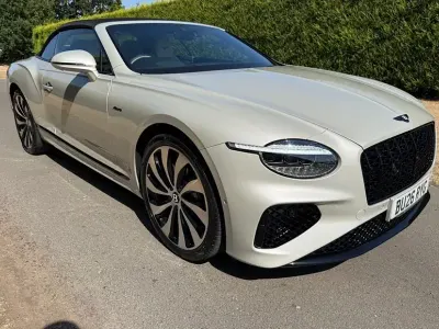 New Bentley Continental 680 HP (500 kW) 2026 White Cabriolet