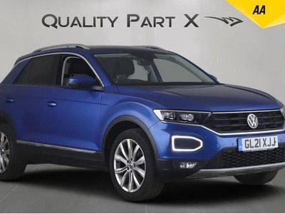 Used VW T-Roc SEL 150 HP (110 kW) 2021 Blue SUV