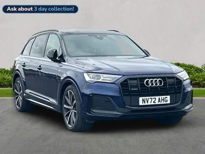 Used Audi Q7 S-Line 228 HP (167 kW) 2022 Blue SUV