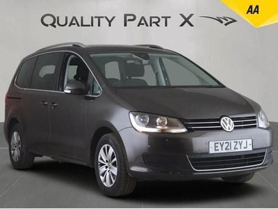 Used VW Sharan SE 150 HP (110 kW) 2021 Brown MPV