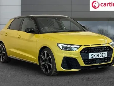 Used Audi A1 Sportback S-Line 150 HP (110 kW) 2019 Yellow Hatchback