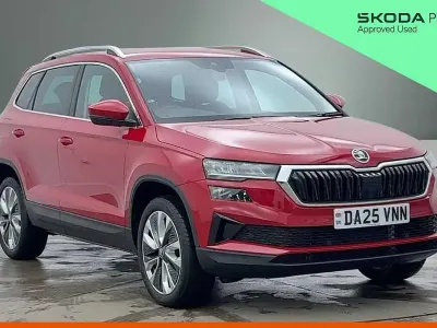Used Skoda Karoq SE L 150 HP (110 kW) 2025 Velvet red metallic SUV