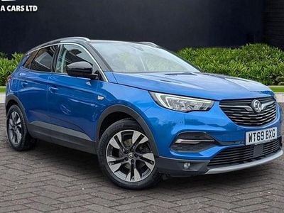 Used Vauxhall Grandland X SRi 130 HP (95 kW) 2020 Blue SUV