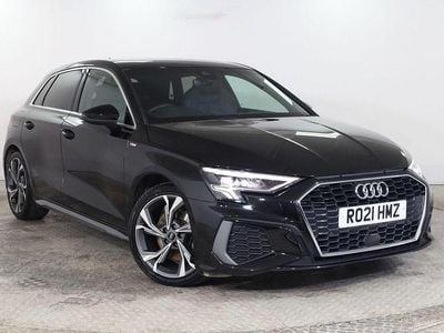 Used Audi A3 Sportback S-Line 150 HP (110 kW) 2021 Black Hatchback