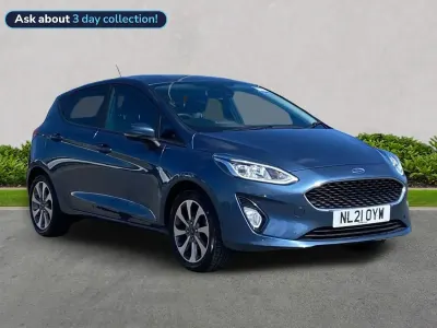 Usado Ford Fiesta Trend 95 HP (69 kW) 2021 Azul Citadino