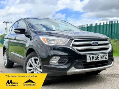 Used Ford Kuga Zetec 150 HP (110 kW) 2017 Black SUV
