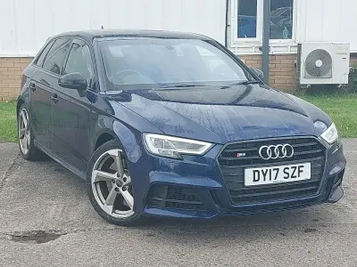 Used Audi S3 Sportback Black Edition 310 HP (228 kW) 2017 Blue Hatchback