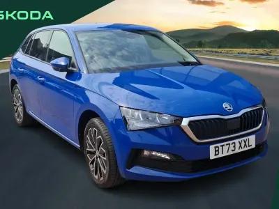 Used Skoda Scala SE L 108 HP (79 kW) 2023 Blue Hatchback