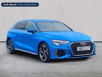 Used Audi A3 S-Line 147 HP (108 kW) 2023 Blue Sedan