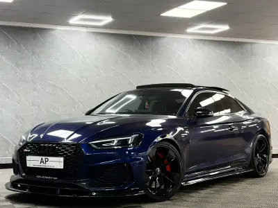 Used Audi RS5 Comfort 450 HP (330 kW) 2017 Blue Coupe