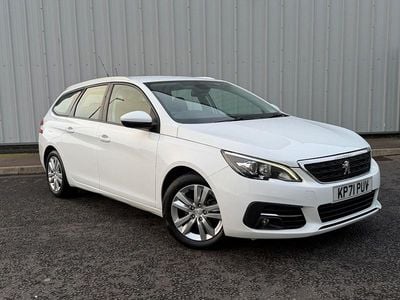 White Used 2021 Peugeot 308 Active Premium Estate | £7,995 (Super price)