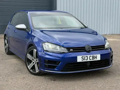 Used VW Golf VII R 2015 Blue Hatchback