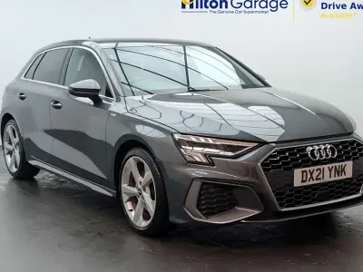Used Audi A3 S-Line 150 HP (110 kW) 2021 Grey Sedan