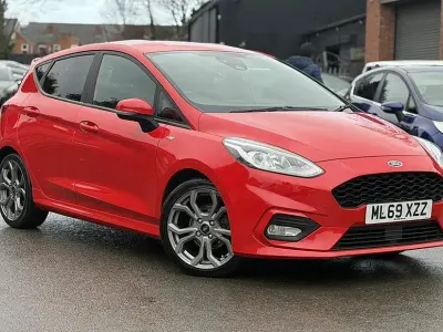 Used Ford Fiesta ST-Line X 100 HP (73 kW) 2019 Red Hatchback