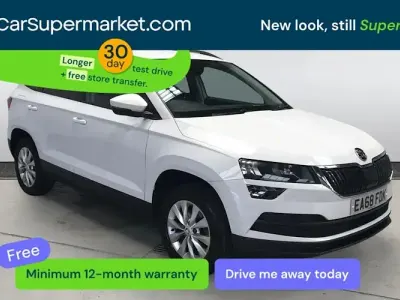 Używany Skoda Karoq SE 116 KM (85 kW) 2018 Biały SUV
