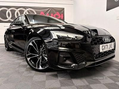 Used Audi A5 S-Line 190 HP (139 kW) 2022 Black Coupe