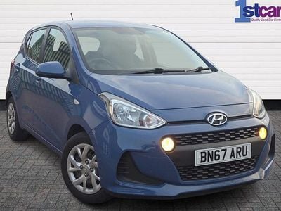 Blue Used 2017 Hyundai i10 SE Hatchback | £4,389 (Fair price)