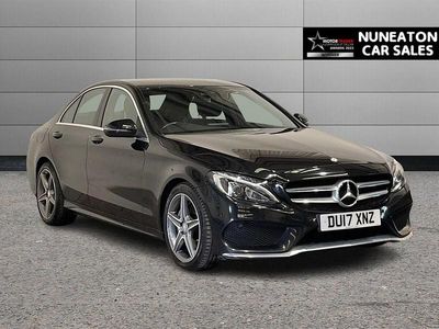 Begagnad Mercedes C220 AMG line 170 HK (125 kW) 2017 Svart Sedan