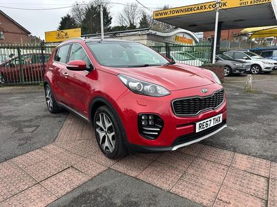 Used Kia Sportage GT-Line S 177 HP (130 kW) 2017 Red SUV