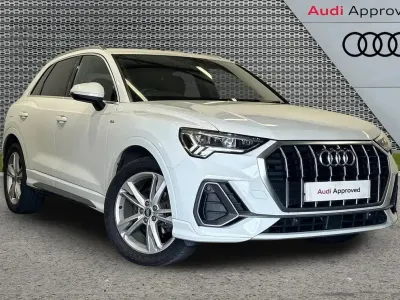 Used Audi Q3 S-Line 150 HP (110 kW) 2020 White SUV