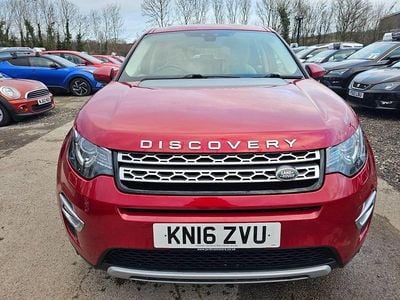 Red Used 2016 Land Rover Discovery Sport HSE Luxury SUV | £12,000 (Fair price)