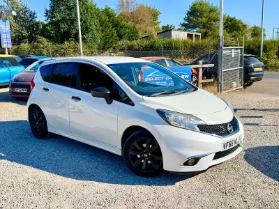 Used Nissan Note Black Edition 90 HP (66 kW) 2017 White Hatchback