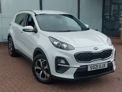 Used Kia Sportage 174 HP (127 kW) 2021 White SUV