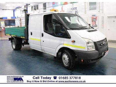 used Ford Transit 2.2TDCI 100PS RWD 3 SEAT DOUBLE CAB TIPPER