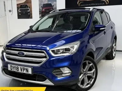 Used Ford Kuga ST-Line X 150 HP (110 kW) 2018 Blue SUV