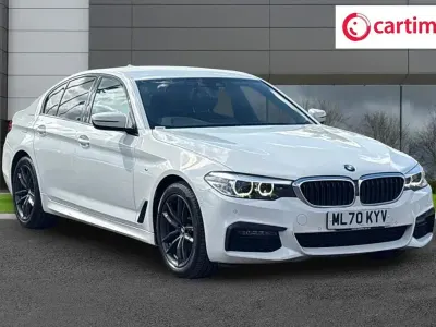 Used BMW 520 M Sport 184 HP (135 kW) 2020 White Sedan