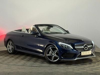 Second-hand Mercedes C200 AMG line 181 CP (133 kW) 2016 Albastru Cabrio