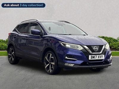 Blue Used 2017 Nissan Qashqai Tekna SUV | £11,199 (Fair price)