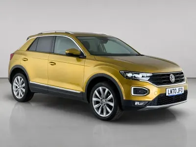Used VW T-Roc SEL 150 HP (110 kW) 2020 Yellow SUV