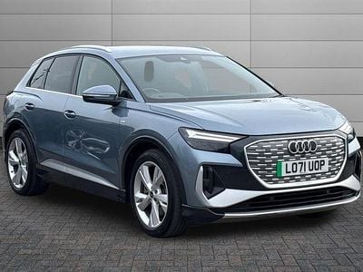 Used Audi Q4 e-tron S-Line 150 kW (204 HP) 2022 Blue SUV