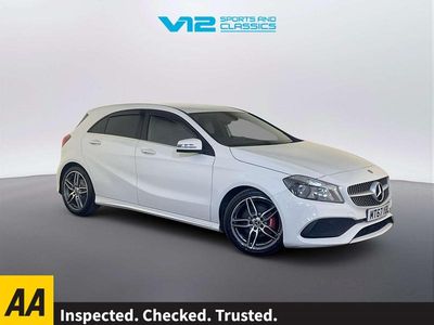 Used Mercedes A180 AMG line 122 HP (89 kW) 2017 White Hatchback