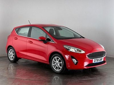 Red Used 2018 Ford Fiesta Zetec Hatchback | £8,700 (Good price)