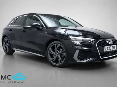 Used Audi A3 Sportback S-Line 110 HP (80 kW) 2023 Black Hatchback