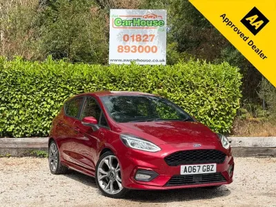 Used Ford Fiesta ST-Line 100 HP (73 kW) 2017 Red Hatchback