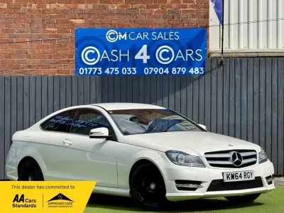 Used Mercedes C180 Sport Edition 156 HP (114 kW) 2015 White Coupe